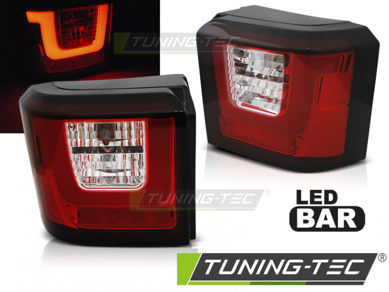 LED Lightbar Design Rückleuchten für VW T4 90-03 rot/klar